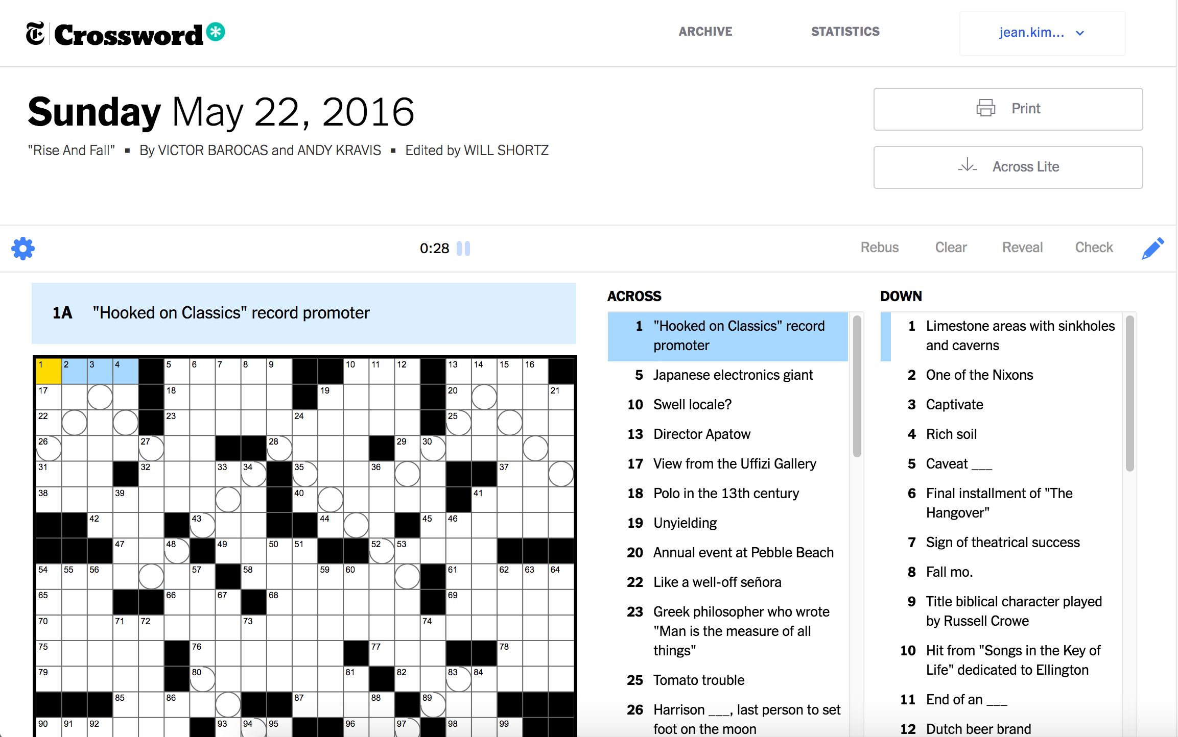 The New York Times Crossword